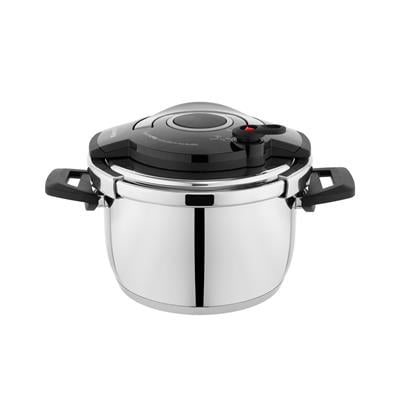 Schafer Cooky Düdüklü Tencere Seti 4+6,5 L-Siyah/Gri