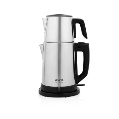 Schafer Optimal Elektrikli Paslanmaz Çay Makinesi -Inox
