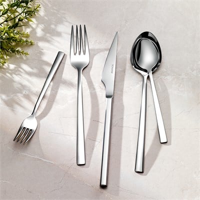 Schafer Porto 60 Parça Çatal Kaşık Bıçak Takımı-Gümüş01