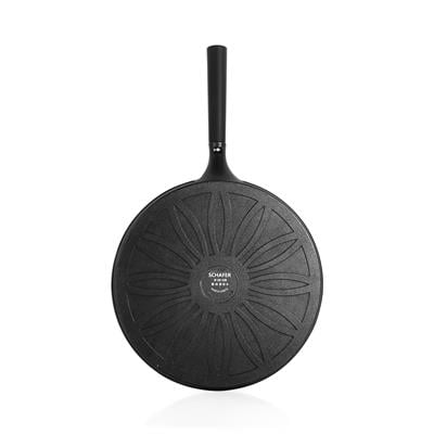 Schafer Pro Cast Döküm Krep Tavası 28 Cm-Siyah