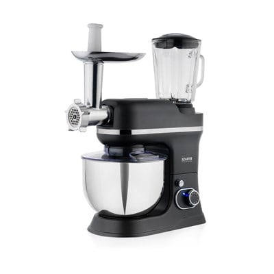 Schafer Prochef Master Multi Kıyma ve Sürahi Blender Aparatlı Stand Mikser 5 L-Spray Boyalı Antrasit