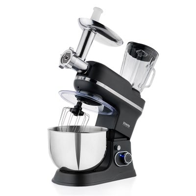 Schafer Prochef Master Multi Kıyma ve Sürahi Blender Aparatlı Stand Mikser 5 L-Spray Boyalı Antrasit
