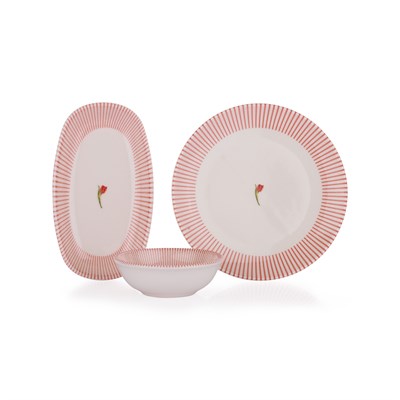 Schafer Rapid 4 Kişilik Kahvaltı Takımı 10 Parça-Pembe02