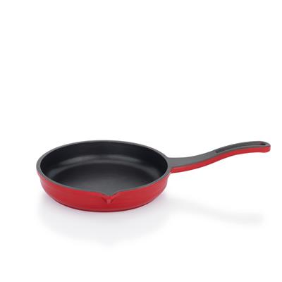 Schafer Retro Cast Mini Döküm Tencere Seti 5 Parça-Kırmızı