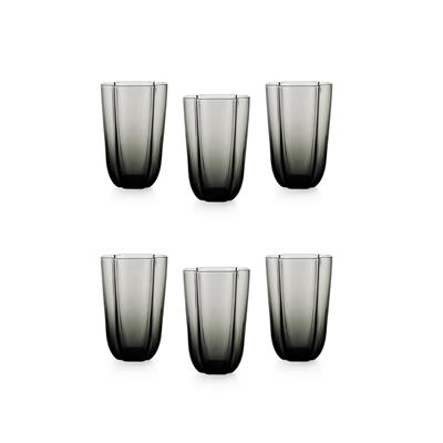 Schafer Ruth 6 lı Meşrubat Bardağı 420 Ml-Antrasit01