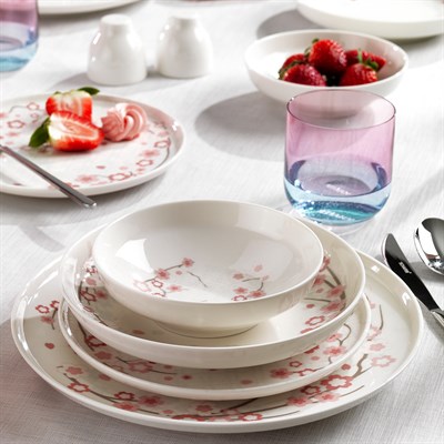Schafer Sakura 8 Kişilik Yemek Takımı 70 Parça