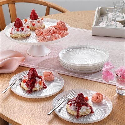 Schafer Sakura Pasta Servis Seti 7 Parça-Beyaz