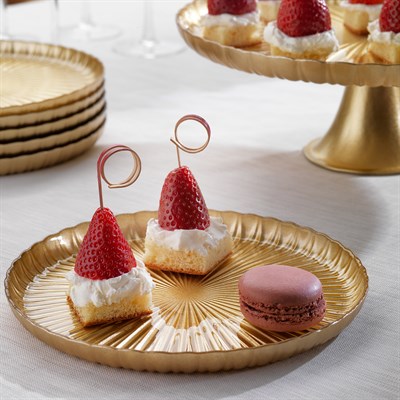 Schafer Sakura Pasta Servis Seti 7 Parça-Altın