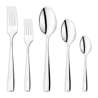 Schafer Sheen 60 Parça Çatal Kaşık Takımı-Gümüş26