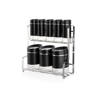 Schafer Silver Touch Baharat Takımı 9 Parça-Siyah