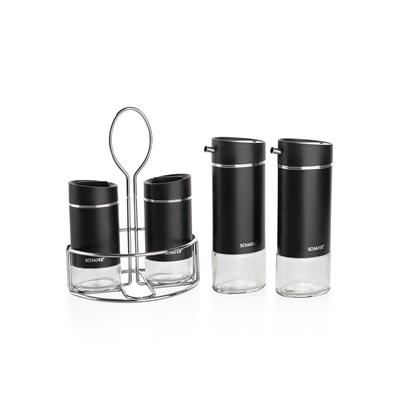 Schafer Silver Touch Yağlık+Sirkelik Seti-5 Parça-Siyah