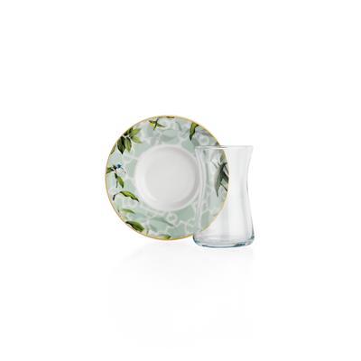 Schafer Sorte Çay Seti 12 Parça-Su Yeşili