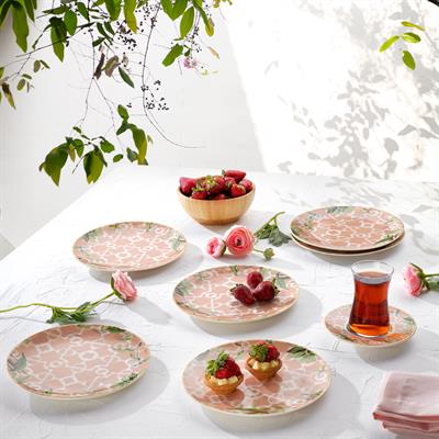 Schafer Sorte Pasta Seti 6 Parça-Pembe