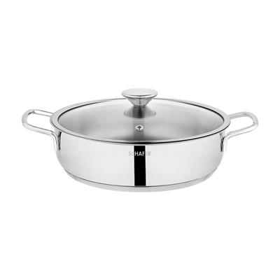 Schafer Steel Storm Çelik Tencere Seti 12 Parça-Inox