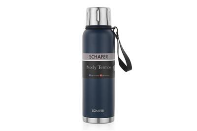 Schafer Steely Termos 1 L-Lacivert