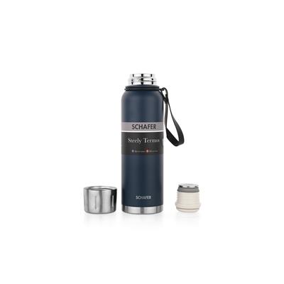 Schafer Steely Termos 1 L-Lacivert