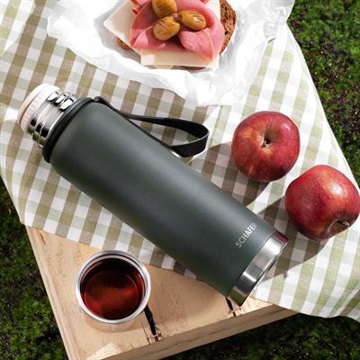 Schafer Steely Termos 750 Ml-Yeşil