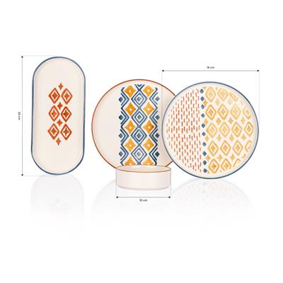 Schafer Sunny 4 Kişilik Kahvaltı Takımı 10 Parça-Turuncu