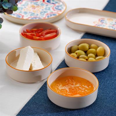 Schafer Sunny 4 Kişilik Kahvaltı Takımı 10 Parça-Hardal