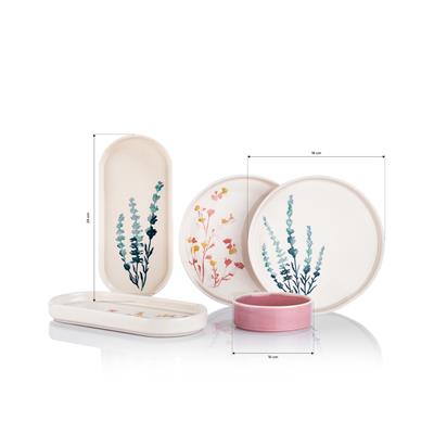 Schafer Sunny 4 Kişilik Kahvaltı Takımı 10 Parça-Pembe01