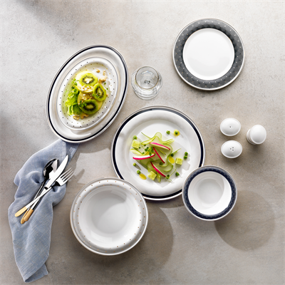 Schafer Superfine Bone Delicea Yemek Takımı 56 Parça-Gold