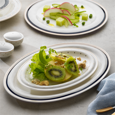 Schafer Superfine Bone Delicea Yemek Takımı 56 Parça-Gold