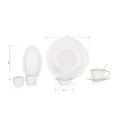 Schafer Superfine Bone Elixir Kahvaltı Takımı 32 Parça-Gold