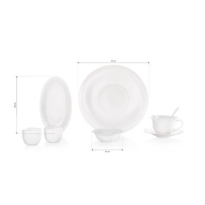 Schafer Superfine Bone Elixir Kahvaltı Takımı 32 Parça-Beyaz