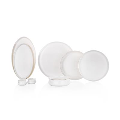 Schafer Superfine Bone Lumiere Yemek Takımı 56 Parça-Gold