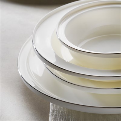 Schafer Superfine Bone Nude Yemek Takımı 56 Parça-Platin