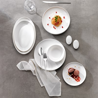 Schafer Superfine Bone Provence Yemek Takımı 56 Parça-Platin