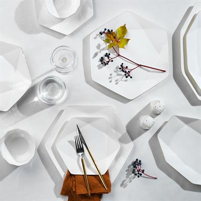 Schafer Superfine Bone Star Yemek Takımı 56 Parça-Gold