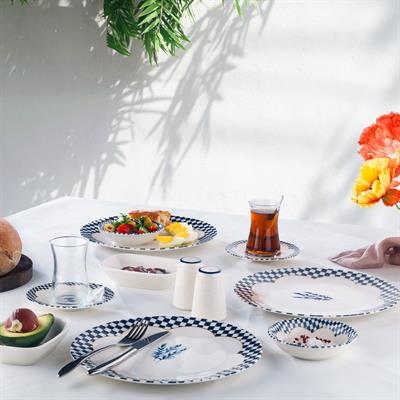 Schafer Suzzy Kahvaltı Takımı 32 Parça-Mavi