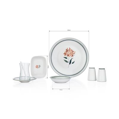 Schafer Suzzy Kahvaltı Takımı 32 Parça-Yeşil