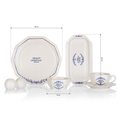 Schafer Swanky Kahvaltı Takımı 32 Parça-Lacivert01