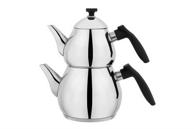 Schafer Tea Chef Küçük Boy Çaydanlık Takımı 4 Parça-Siyah