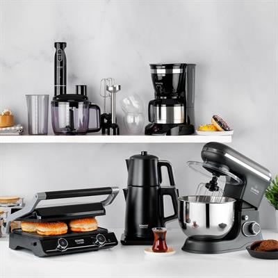 Schafer Teaform Plus Paslanmaz Çay Makinesi-Siyah