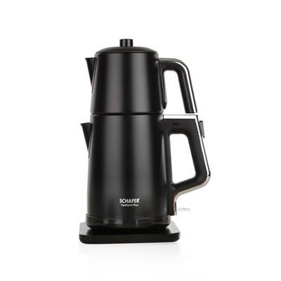 Schafer Teaform Plus Paslanmaz Çay Makinesi-Siyah