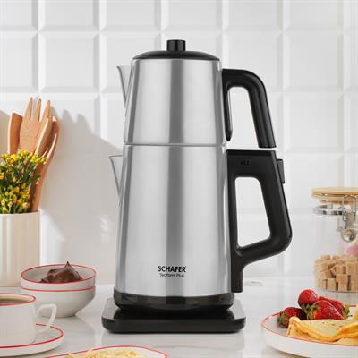 Schafer Teaform Plus Paslanmaz Çay Makinesi-Inox