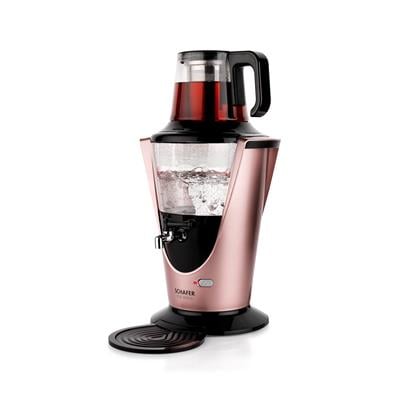 Schafer Tee Haus Yeni Nesil Elektrikli Cam Semaver-Rosegold