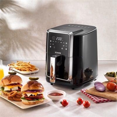 Schafer Thermochef Elegance 4,5 Litre Airfryer/Sıcak Hava Fritözü-Siyah
