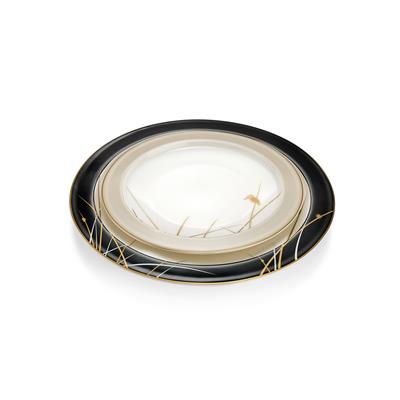 Schafer Tılsım Charm Yemek Takımı 60 Parça-Siyah