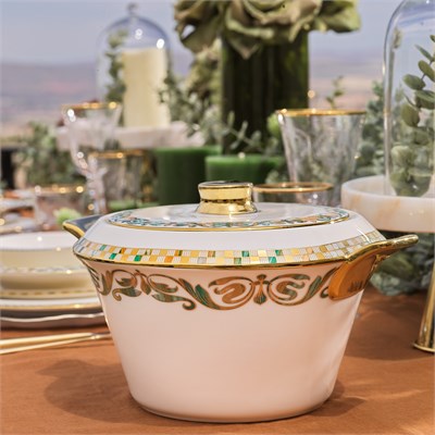 Schafer Tılsım Jade Yemek Takımı 60 Parça-Yeşil