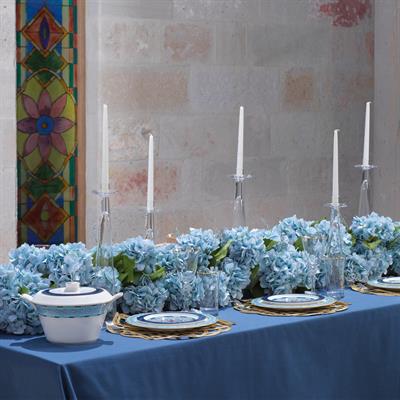 Schafer Tılsım Sapphire Yemek Takımı 60 Parça-Turkuaz