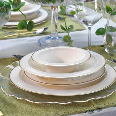 Schafer Tılsım Timeless Yemek Takımı 60 Parça-Gold