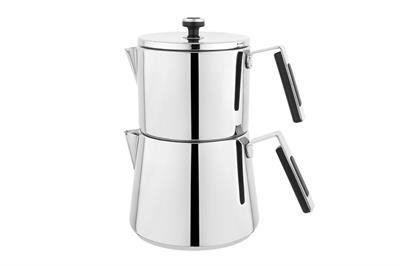 Schafer Toledo Çelik Çaydanlık Takımı (Büyük Boy) 4 Parça-Inox