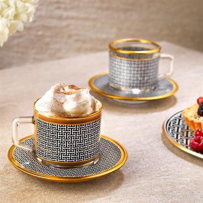 Schafer Tommy 2 Kişilik Kahve Sunum Seti-Siyah