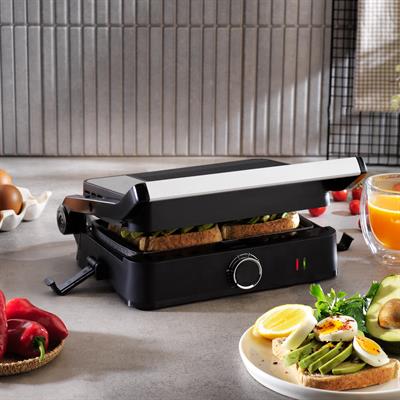 Schafer Trio Chef Tost ve Waffle Makinesi-Siyah