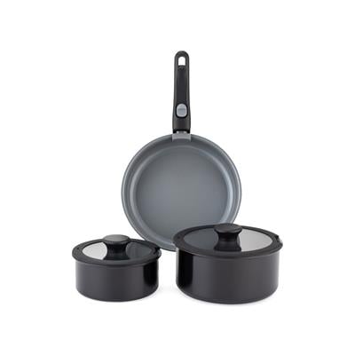 Schafer Vision Seramik Tencere Seti 7 Parça-Gri