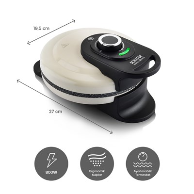 Schafer Waffle Express Waffle Makinesi - Krem